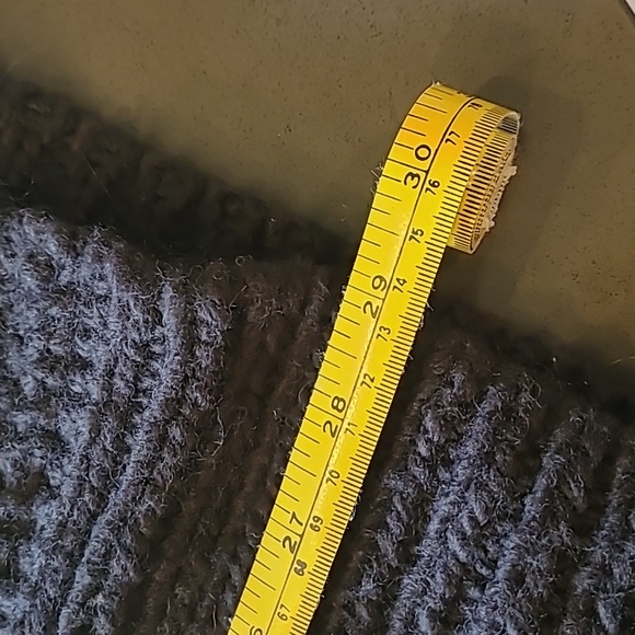 Roxy zip up wool blend sweater. Size large - Picture 8 of 8